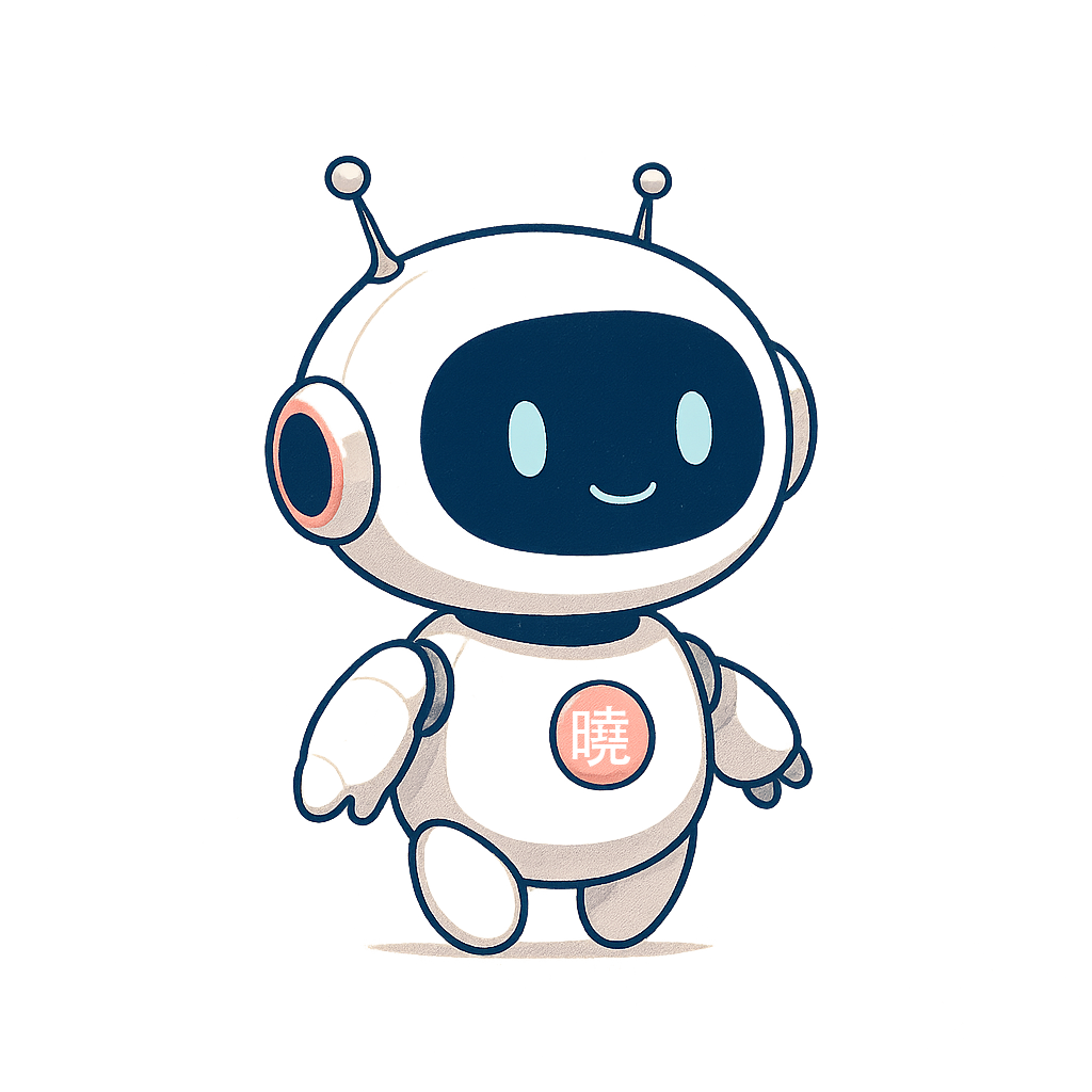 Xiao, the friendly robot mascot